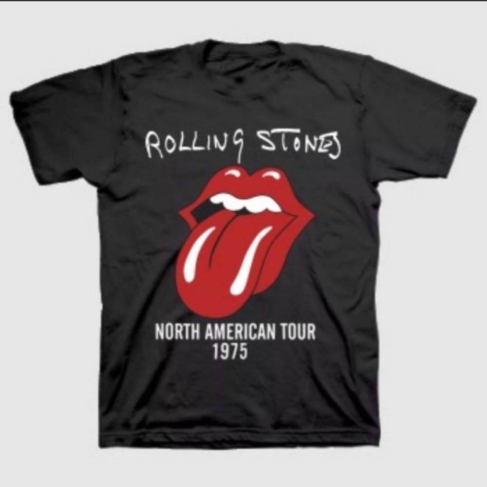 Rolling Stones 1975 American Tour Graphic Tee